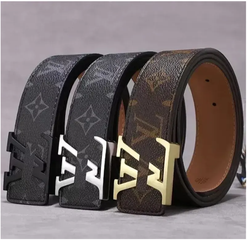 2024 Fashion Big buckle genuine leather Belt orange box Designer Belts men women high quality new mens Belts AA6