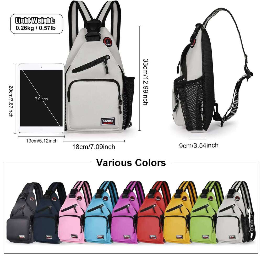 Geestock Convertible 2 in1 Small Sling Backpack Women Crossbody Daily Waterproof Chest Bag for Travel Hiking Z260202