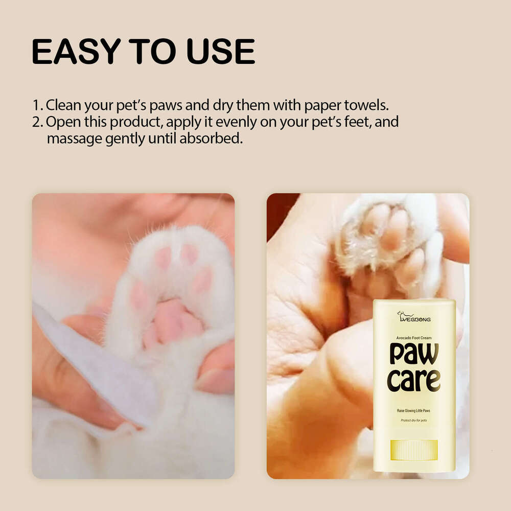 Yegbong Avocado Balm Pet Cat Dog Foot Cleaning Moisturizing Anti-Crack Care S260203