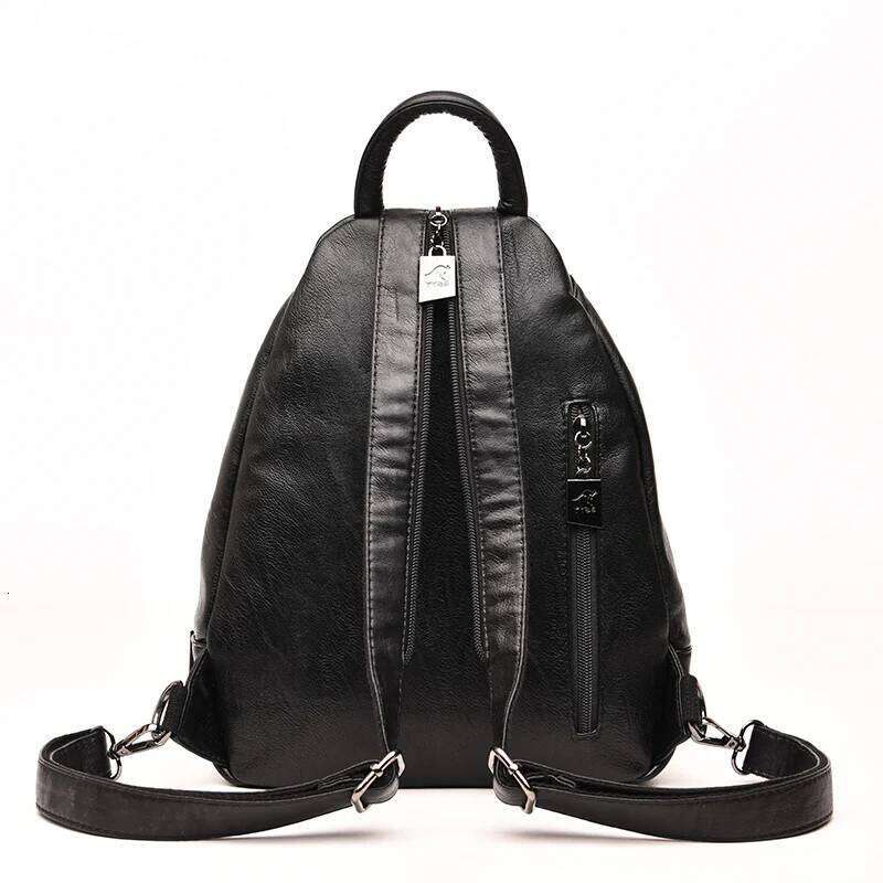 2021 Women Leather Backpacks Vintage Shoulder Bag Female Ladies Travel Backpack Mochila School Bags for Girls Bagpack Z260202