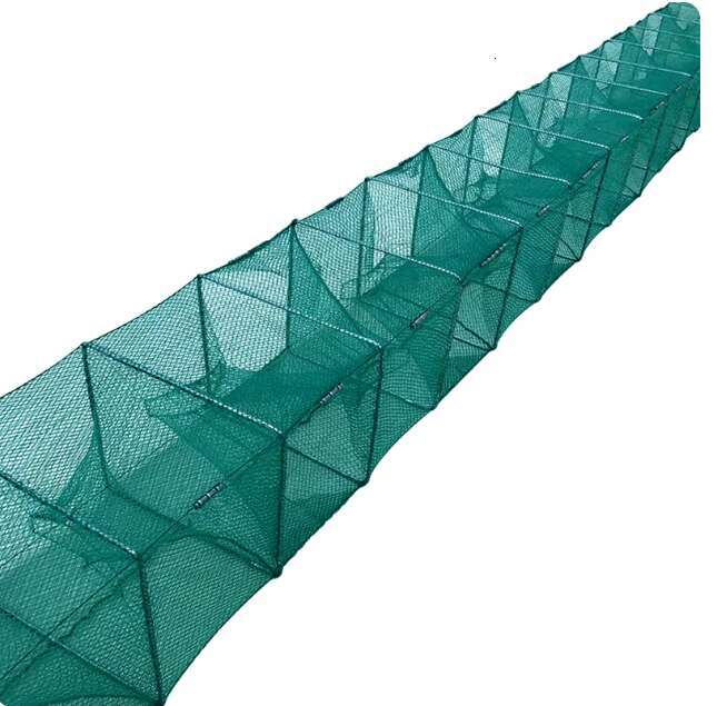 Bold Frame Reinforced Shrimp Trap, Escape-Proof Thickened Fishing Net, Universal Fishing Cage for Lobsters, Eels & Crabs, High-Efficiency Fishing Gear