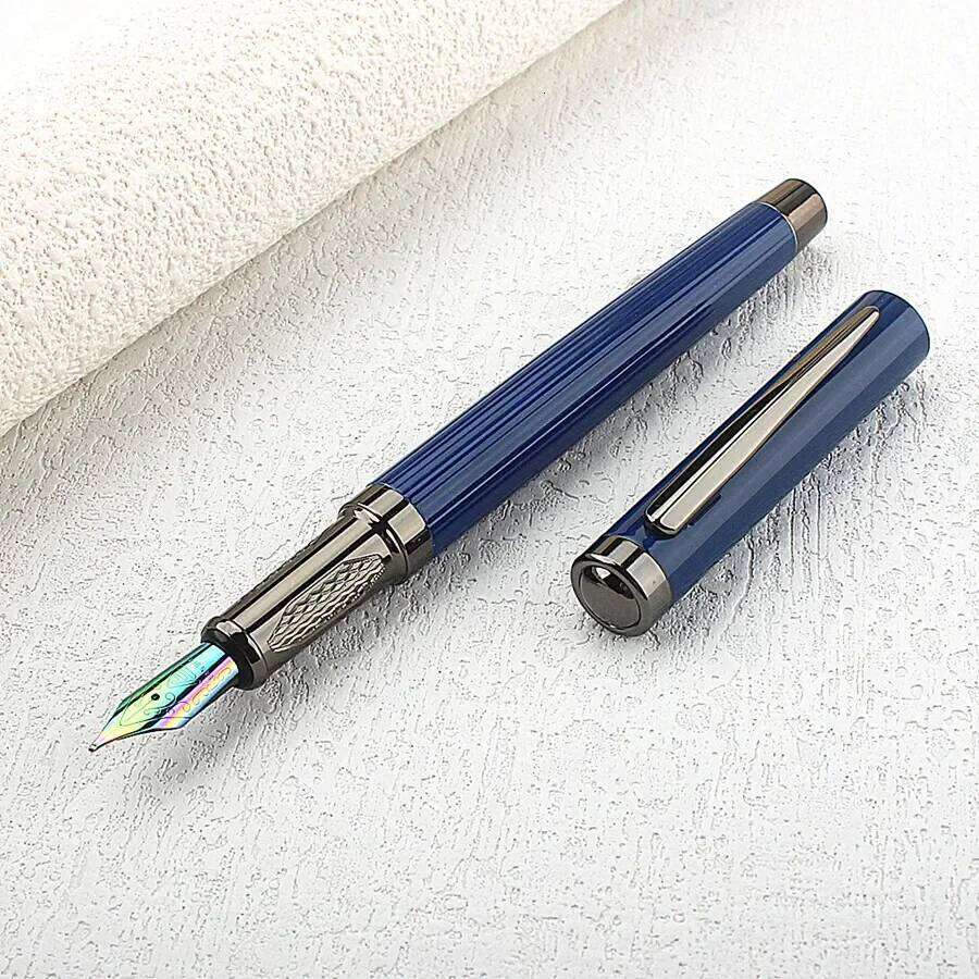 Jinhao 82 Fountain Luxury Acrylic /Metal Ink F Nib Elegante Business Office School Supplies Writing Pen Stationery 26Y0204