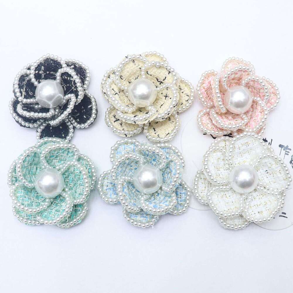 Boutonniere Flowers Pearl Camellia High-end Scarf Pin Buckle Rose Light Luxury Brooch Flower Accessories