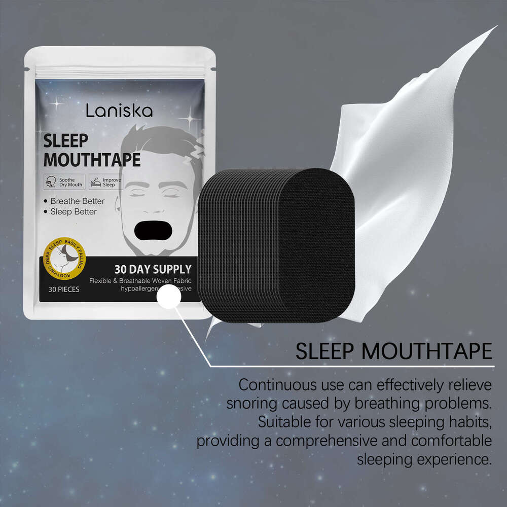 Laniska Anti-Snoring Relieve Snoring Gentle Care Nighttime Rest Calm Comfort Sleep Patch S260203