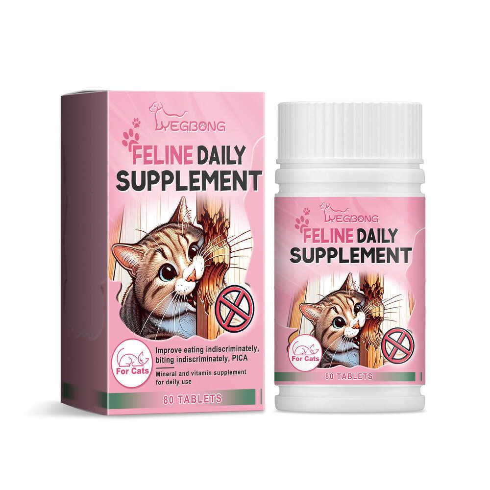 Yegbong Trace Element Tablets Cat Vitamin Balanced Diet Nutritional Supplement S260203