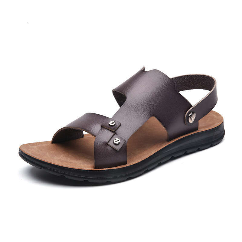 slippers designer mens sandals summer new fashion slippers mens one shoe two wear casual beach shoes mens shoes comfortable breathable casual shoes