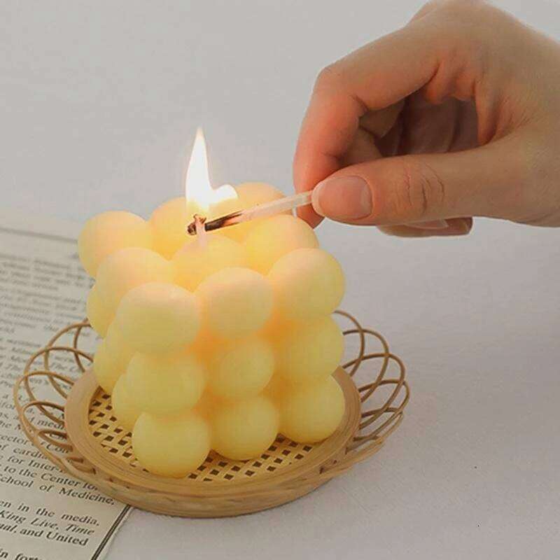 Big Cube Bubble Soy Wax Aroma Scented Candles Home Decorations Birthday Gift Modern Stylish S260204