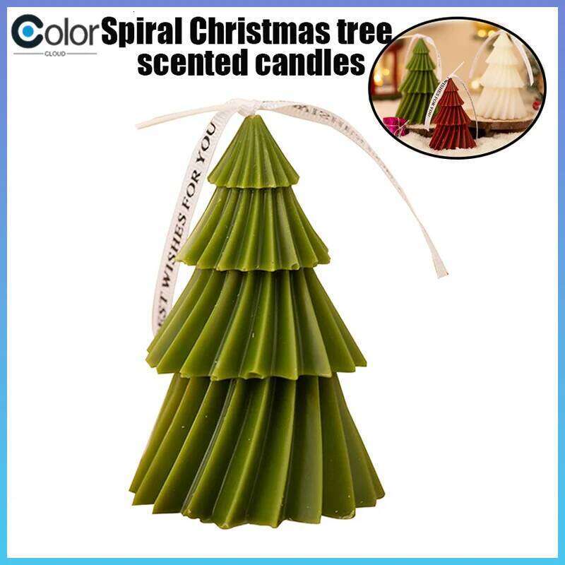 1PCS Aromatherapy Christmas Theme Family Ornaments Decorative Scented Candle for Home Decoration S260204