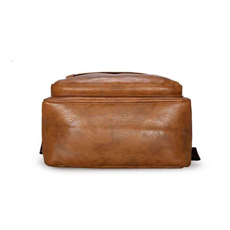 2020 Fashion Luxury Men Backpack Waterproof PU Leather Travel Bag Man Large Capacity Teenager Male Mochila Laptop Backpacks Z260204