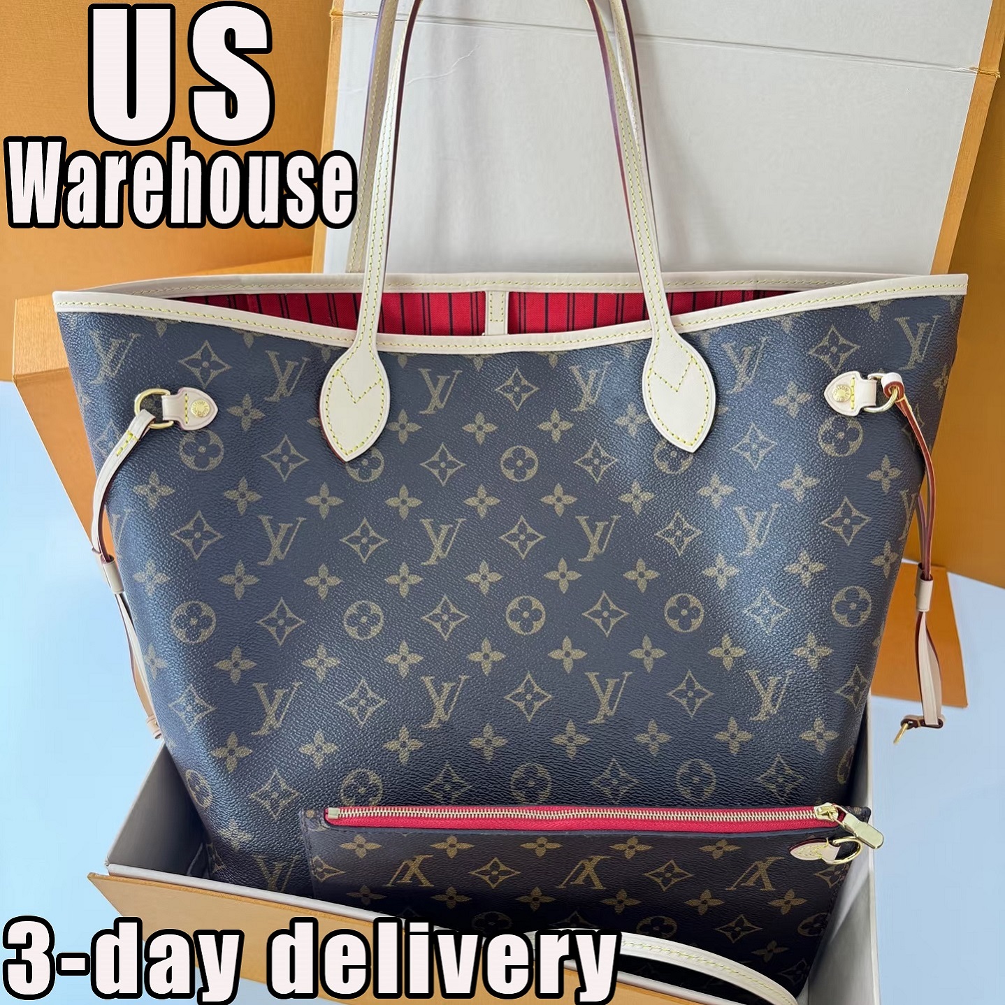 Designer Bag Tote Bag woman large Handbags leather shopping purse Women high quality Luxury Classic Flower Checked Shoulder bag MM size handbags travel bag