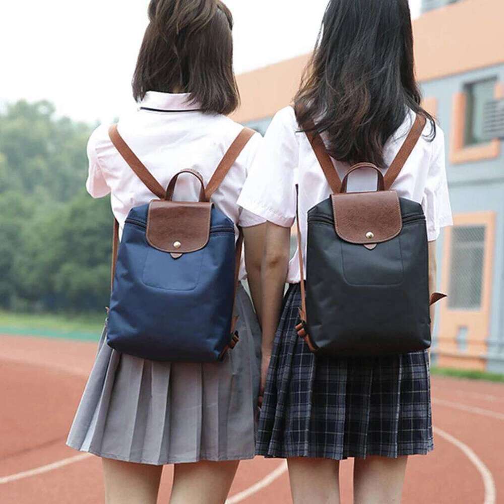 Waterproof Teenage Bookbag Nylon Rucksack Fashion Girl Backpack Women Shoulder Bag High School Schoolbag Z260202