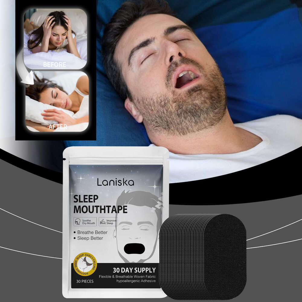 Laniska Anti-Snoring Relieve Snoring Gentle Care Nighttime Rest Calm Comfort Sleep Patch S260203