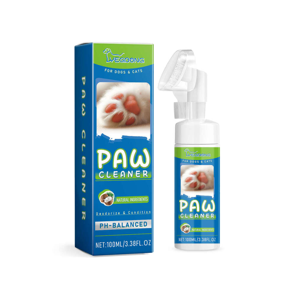 Yegbong Pet Cleaner Dog Cat Paw Cleaning Foam Foot Care S260203