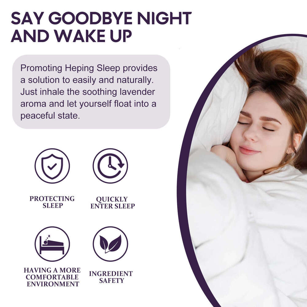 Ximonth Lavender Repair Nighttime Care Relief Body Peace of Mind Sleep Nasal Inhaler S260203