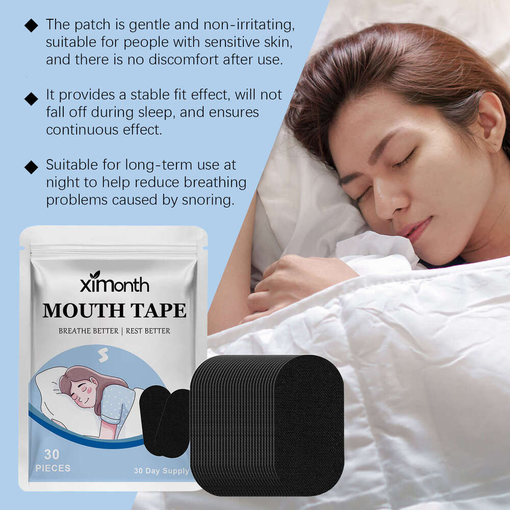 Ximonth Nighttime Care Comfortable Sleep Physical Ventilation Anti-Snoring Patch S260203