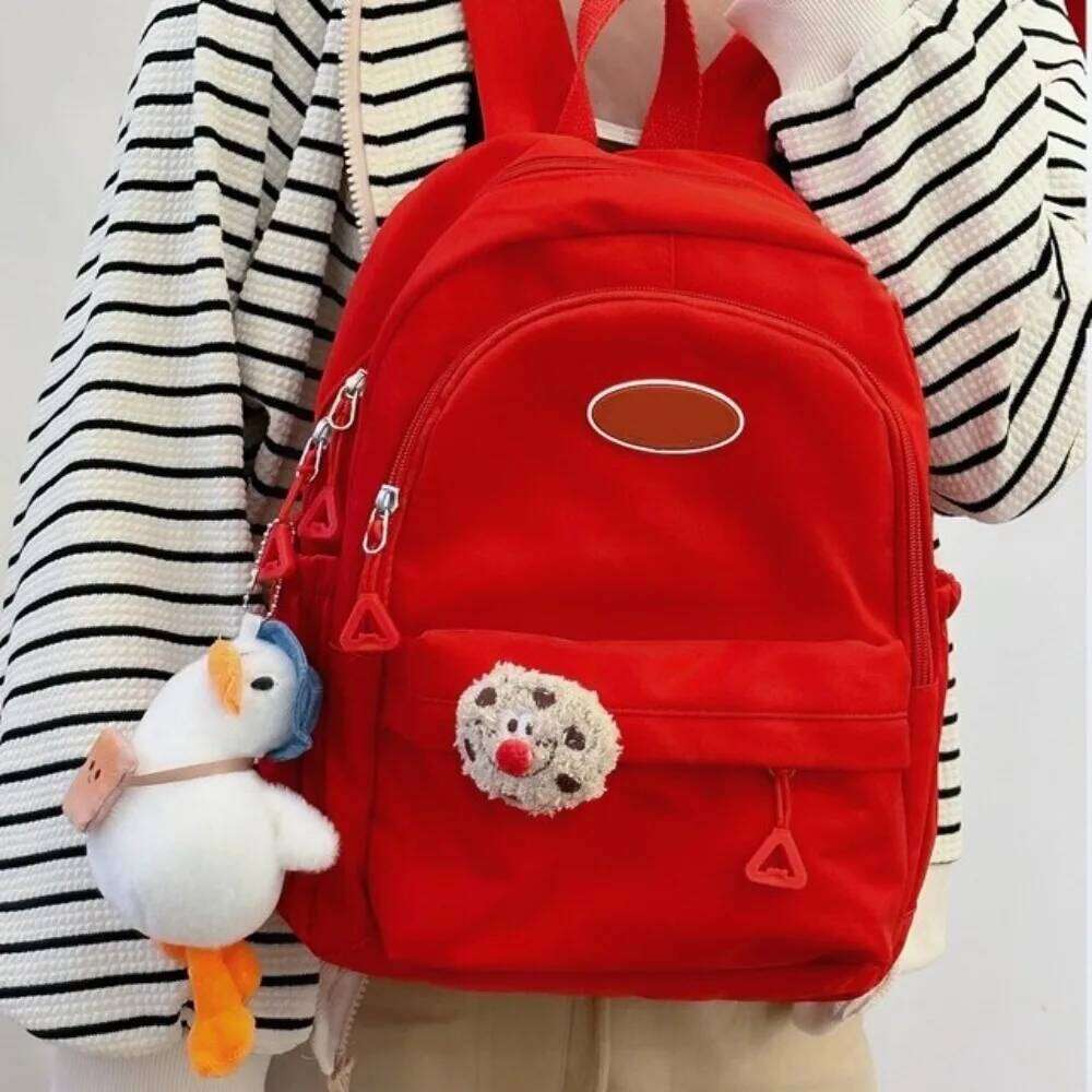 Korean Student School Bags For Teenage Girls Cute Women's Backpack Brand Book Pack Nylon Rucksack Z260204