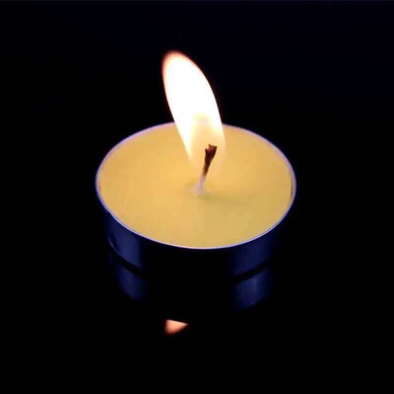 Wedding Round Tea Restaurant Thermal Wax Proposal Display Small Prayer Lighting Emergency Candles S260204