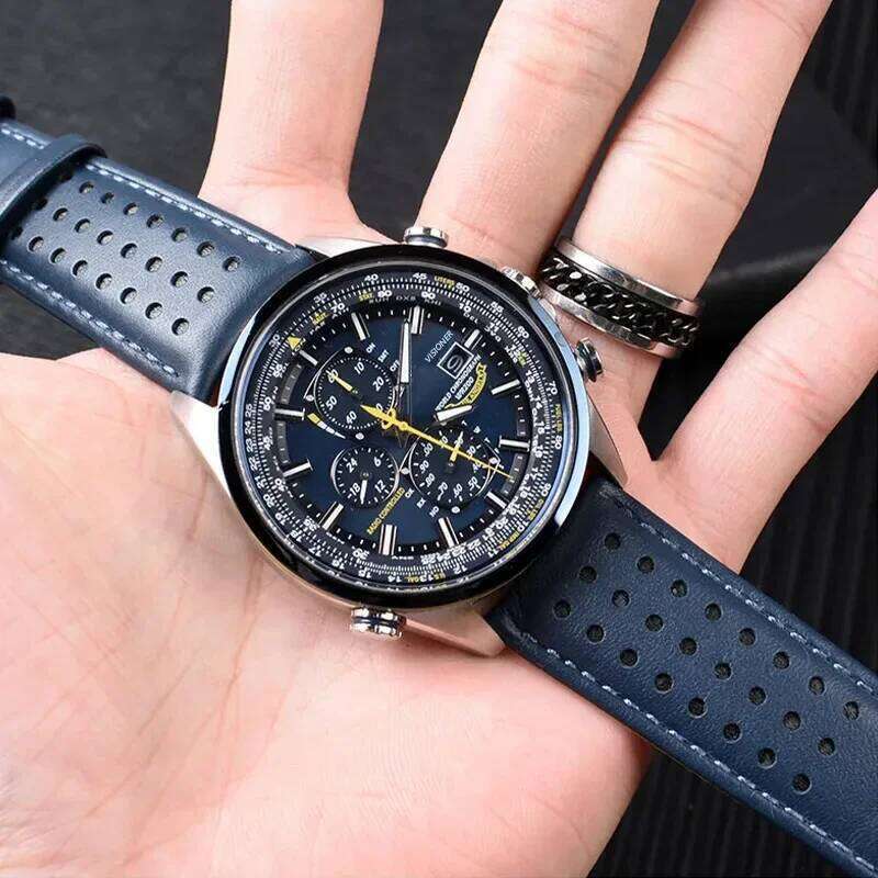 2025 High Quality Men's Quartz Luxury Trend Luminous Multi-Function Chrono Stainless Automatic Watch Christmas Gifts 26Y0204