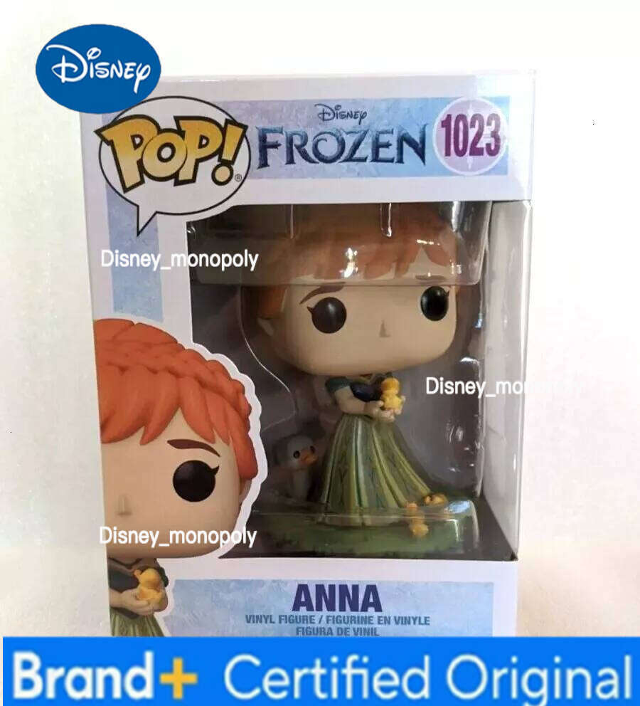 Disney Pop! Princess Action Figures Funko Pop Anna Model Toys Anime Figureine Q Version Doll Collectible Vinyl Figure Gifts H260205