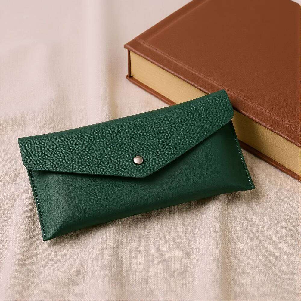 Slim Cash Envelope Wallet Minimalist Soft PU Leather Money Binder Organizer Waterproof Coin Pouch Name Card Holder Male Female Z260205