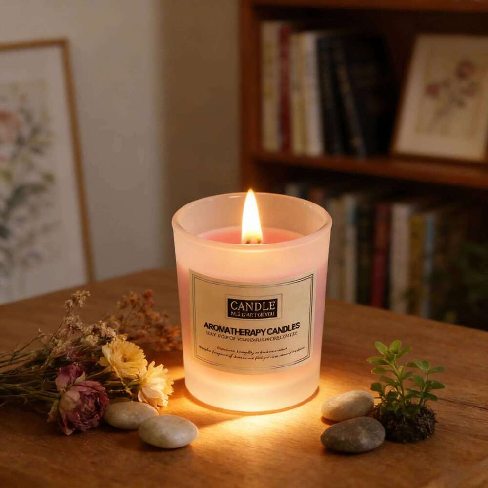 Premium Scented Long-Lasting Fragrance Natural Soy Wax Candle for Home Decor Bedroom Living Room Aromatherapy Gift H260205
