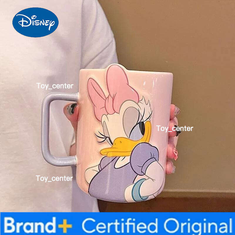 Disney Mickey Minnie Daisy anime peripheral popular girls summer cute mug creative water cup student couple gift wholesale H260205