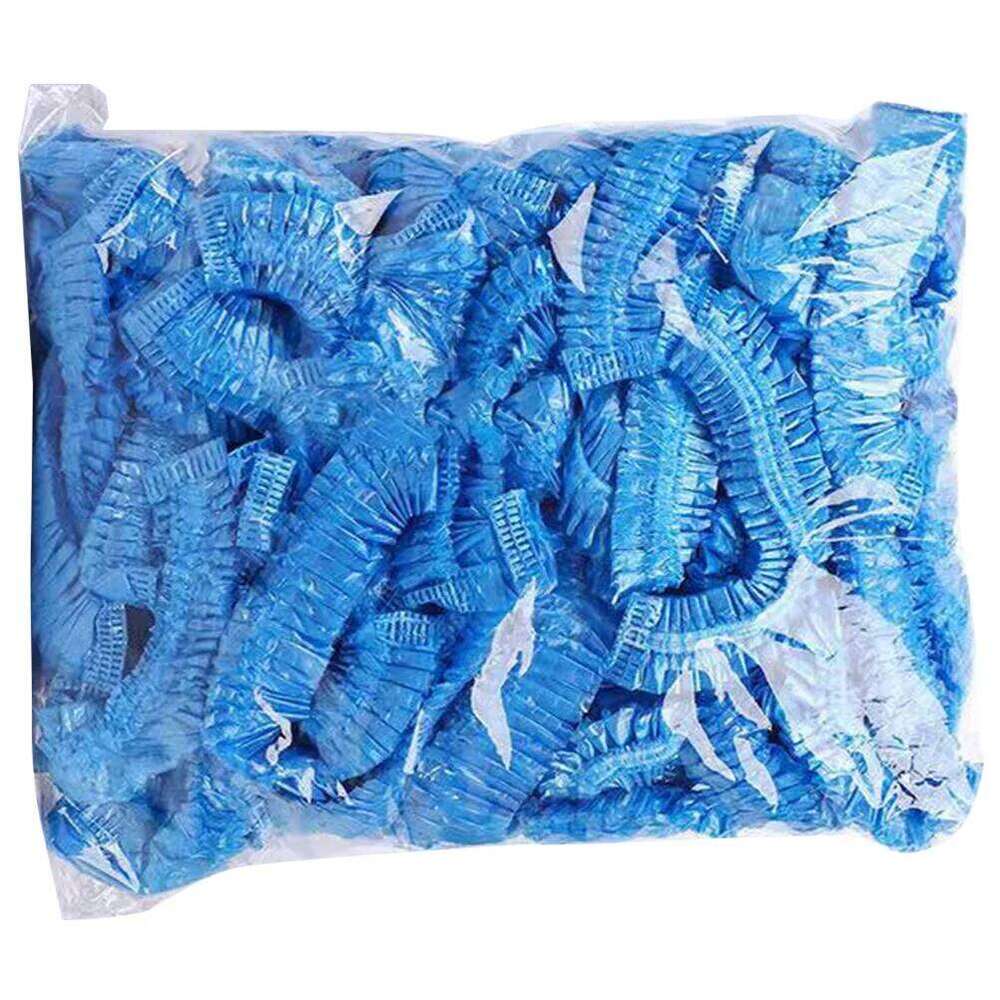 200pcs Boot Covers One-time Shoes Cover Plastic Overshoes S260204