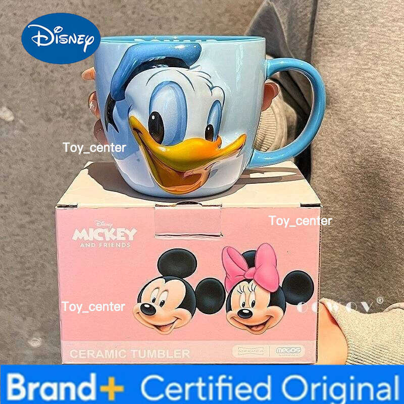 Disney Minnie Mickey Girl Anime Cartoon Cup Creative Pattern Couple Milk Drinking Coffee Ceramic Mug Birthday Gifts H260205