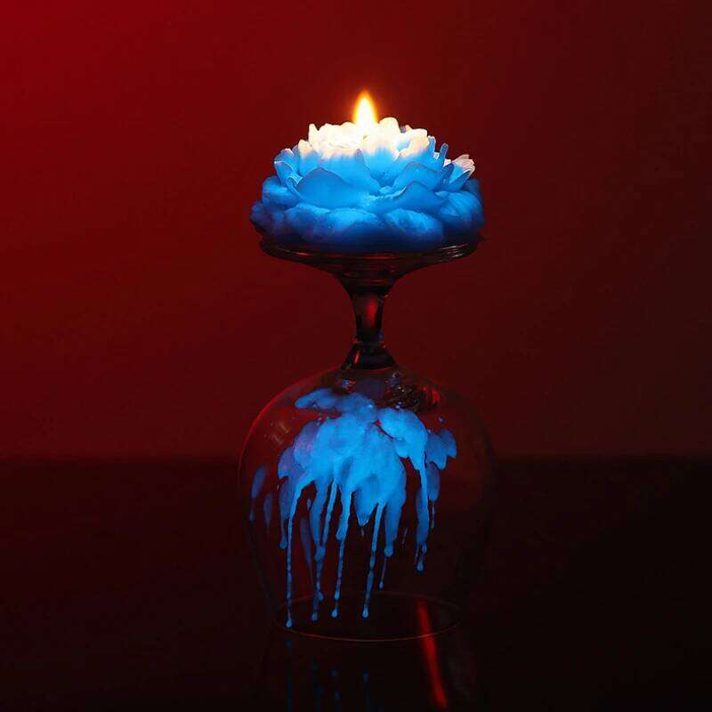 40 Low-Temperature Soy Wax Candle Gradient Reflective Aromar perfect for couples to play SM ,Valentine's Day Love Romantic Gift S260204