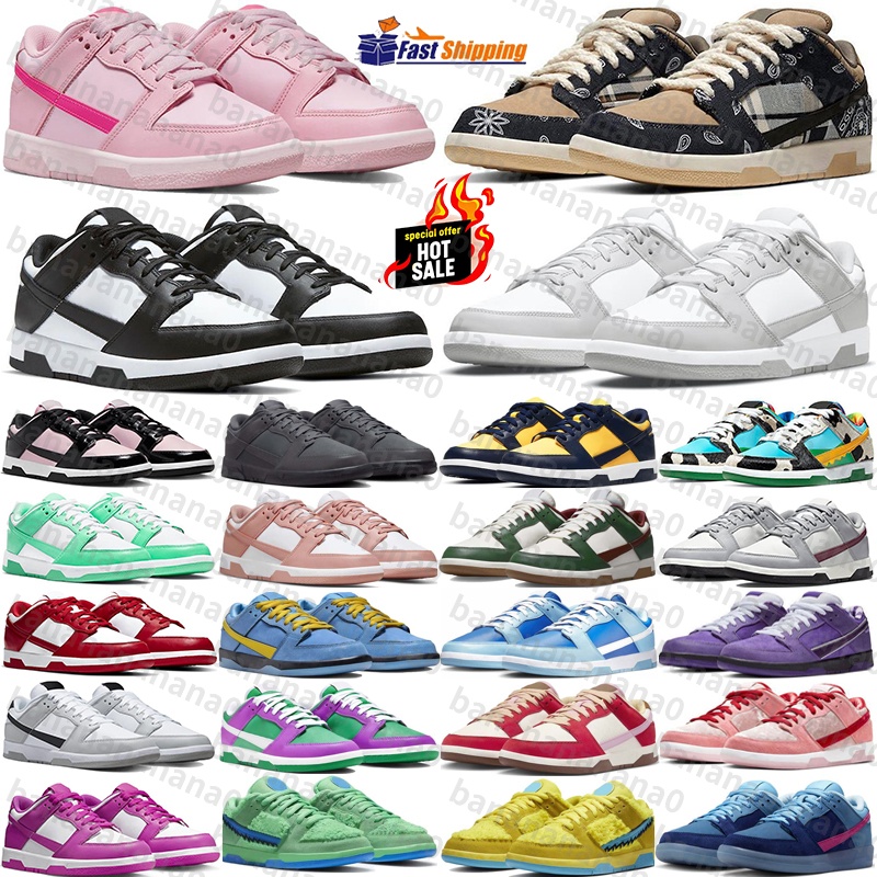 Free Shipping Designer sneakers sb Running Shoes dunckes travisscot trainers travis dunkssb mens dunklows womens duncs low chaussure dunsk classic