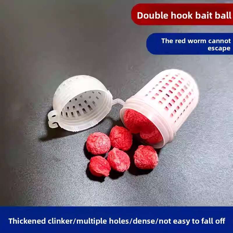 Multi-functional fishing cage bait box, worm and snail bait box, two-in-one, dedicated to lobster and eel fishing cages, easy to hang and durable