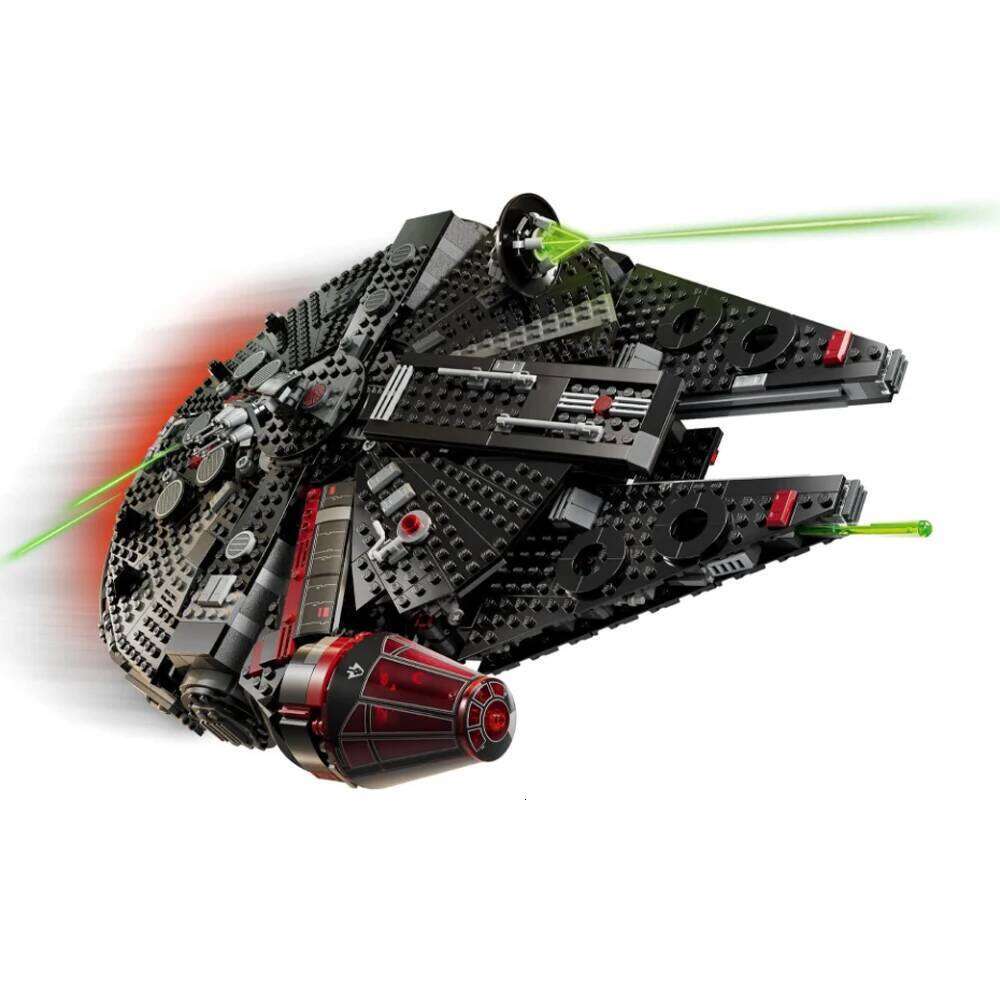 2026 New New Falcon Millennium Dark Spaceship Model Building Blocks Puzzle Assembly Battle Series Toys Adult Boy Birthday Gift 26Y0205