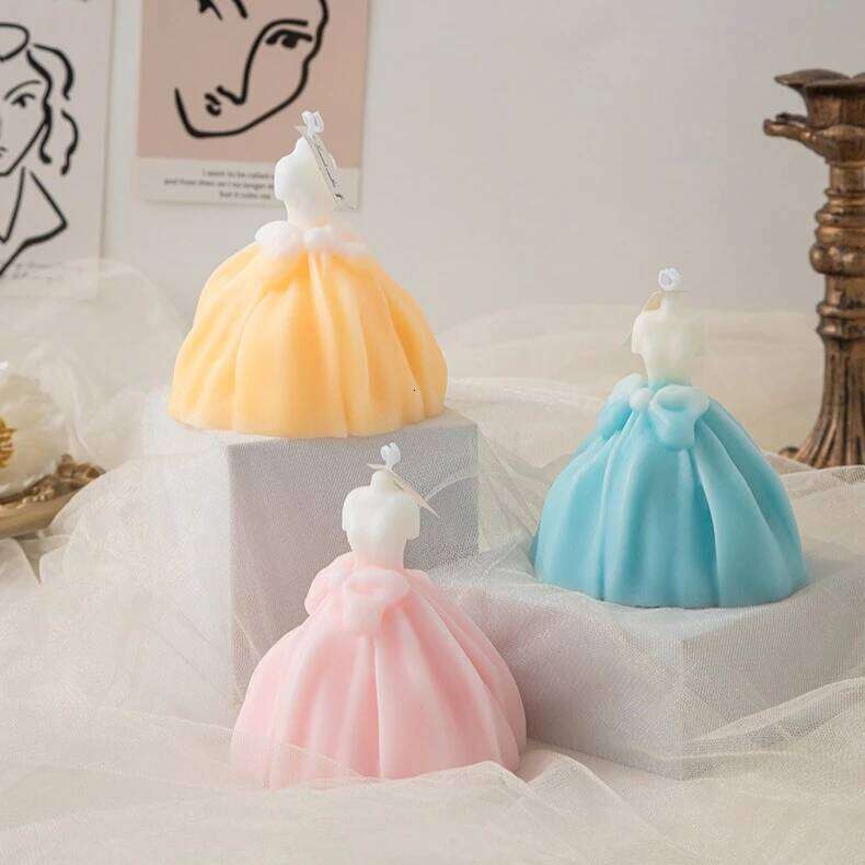 Elegant Luxury Romantic Wedding Scented Candles - Handmade Long-lasting Fragrance Table Centerpiece Decor Prop Ambience Ornament S260204