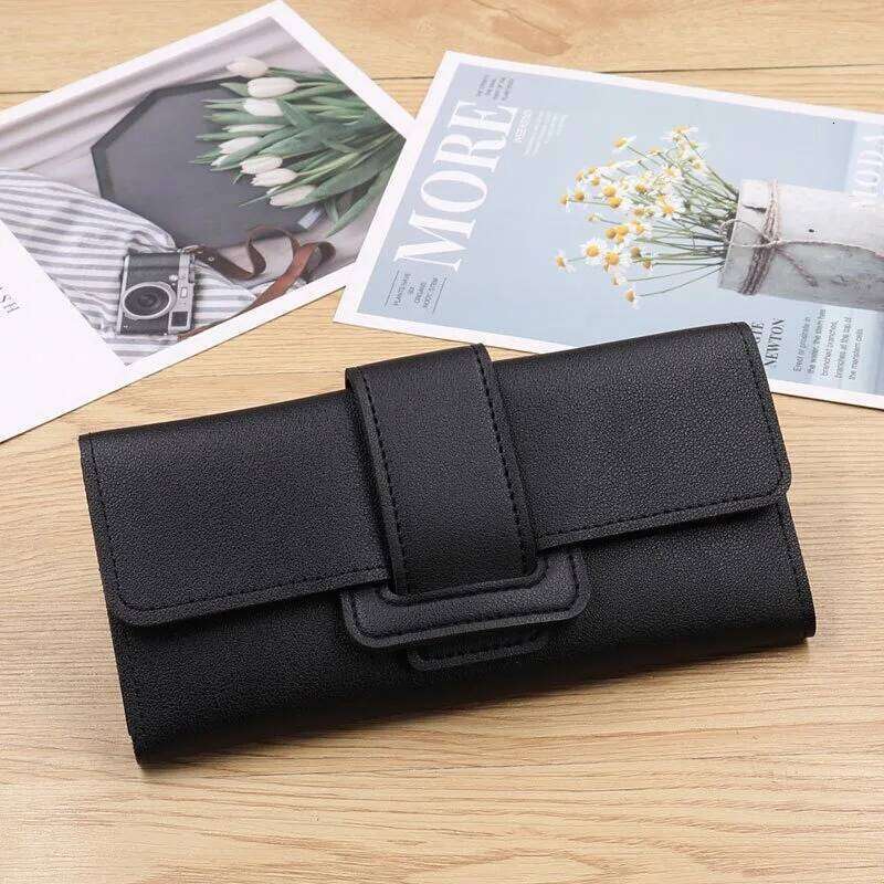 Womens Fashion PU Leather Large Capacity Long with Multiple Card Positions Stylish Wallet for Dating Work Shopping Z260205
