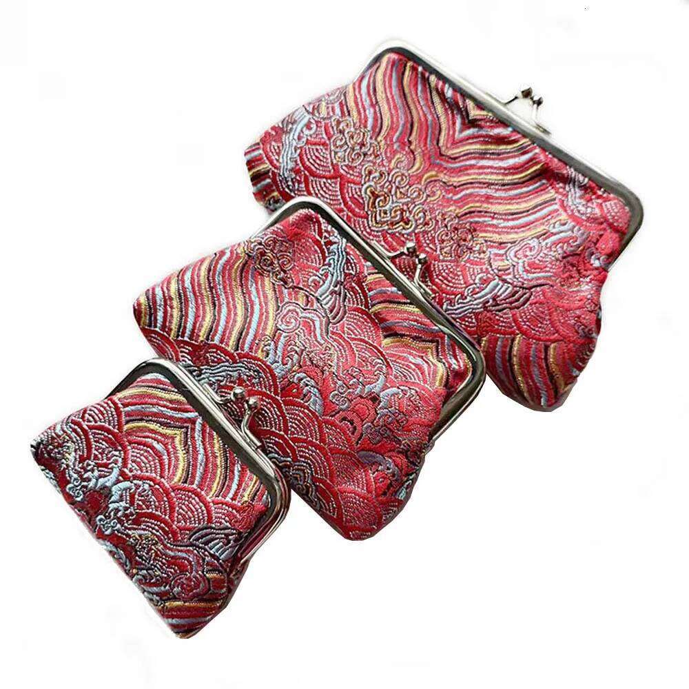 Long Coin Purse Wallet Women Vintage Embroidery Card Holders Hasp Creative Clutch Bag Wedding Gift Ladies Silk Money Pouch Z260205