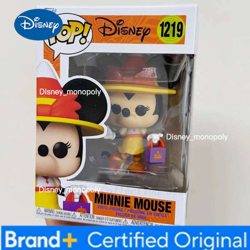 Disney Kawaii Halloween Minnie Action Figure Toys Mickey Mouse 1219# Anime Dolls Desktop Ornaments Collection Model Gifts H260205