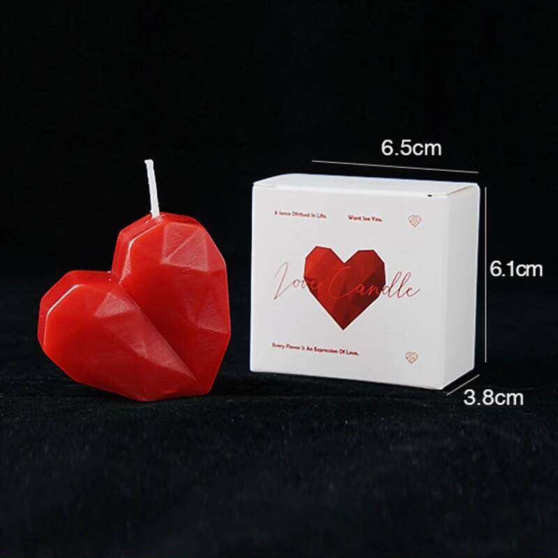 Romantic Red Love Heart Shaped Scented Fragrance Aromatherapy Wax Candles Party Valentine's Day Gifts Photo Prop S260204 520