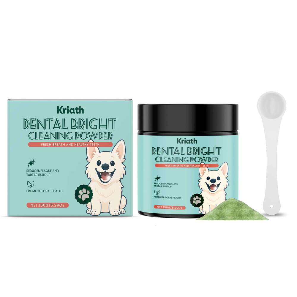 Kriath Cleaning Powder Gentle Formula Fresh Daily Dog Teeth Care Supplies S260203