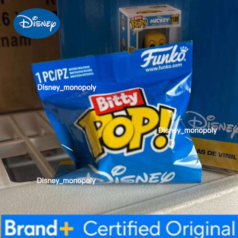 Disney Funko Pop Bitty Blind Mini Action Doll Model Mickey Minnie Donald Duck Collect Decoration Lucky Mysteriou Box Toy H260205