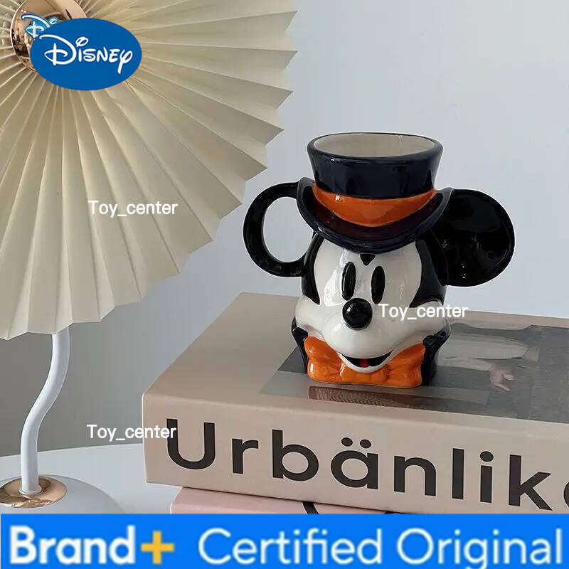 Disney Mouse Vampire Dress Shape Mickey Ceramic Fun Creative Cartoon Office Coffee Mug Holiday Gift H260205