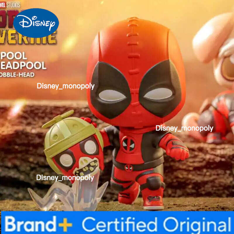 Disney Genuine Hot Marvel Deadpool Wolverine Blind Movie Figure Mystery Surprise Box Collectible Model Toys Doll Gift H260205