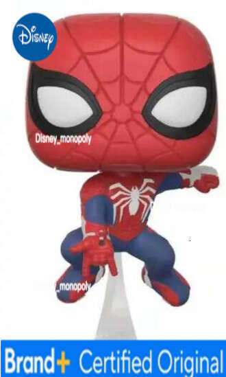 Disney Spiderman No Way Home in Integrated Black Gold Suit Vinyl Figure Collection Model Toys H260205