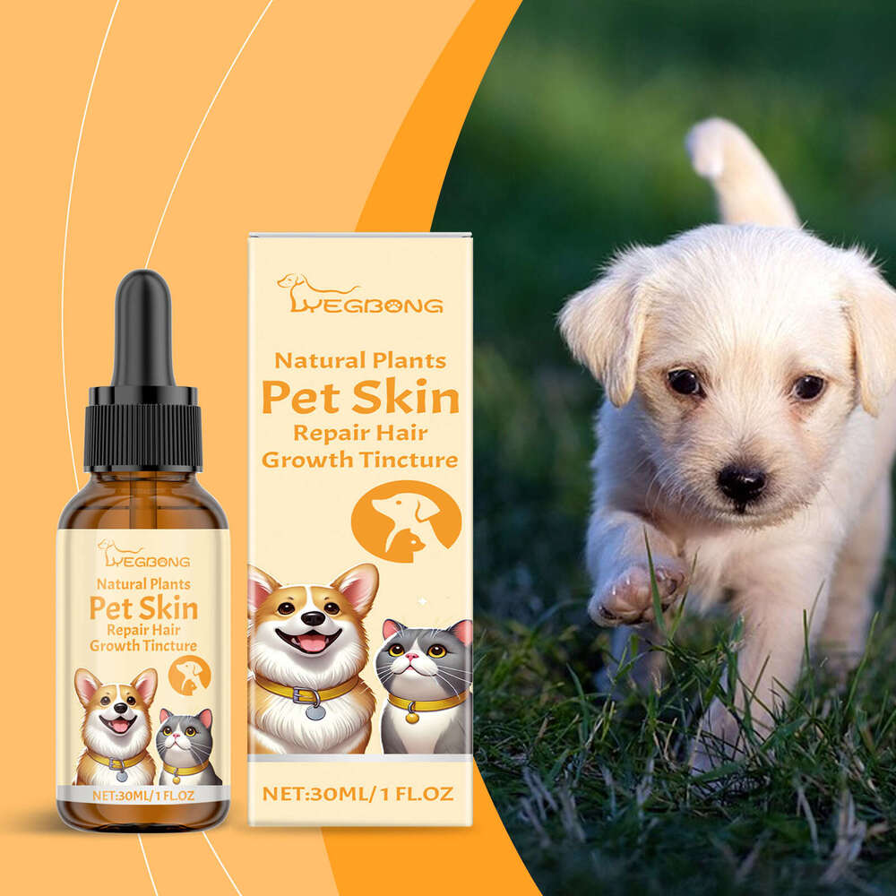 Yegbong Pet Drops Cat Dog Skin Spray Repair Hair Nutrition Massage Care Agent S260203