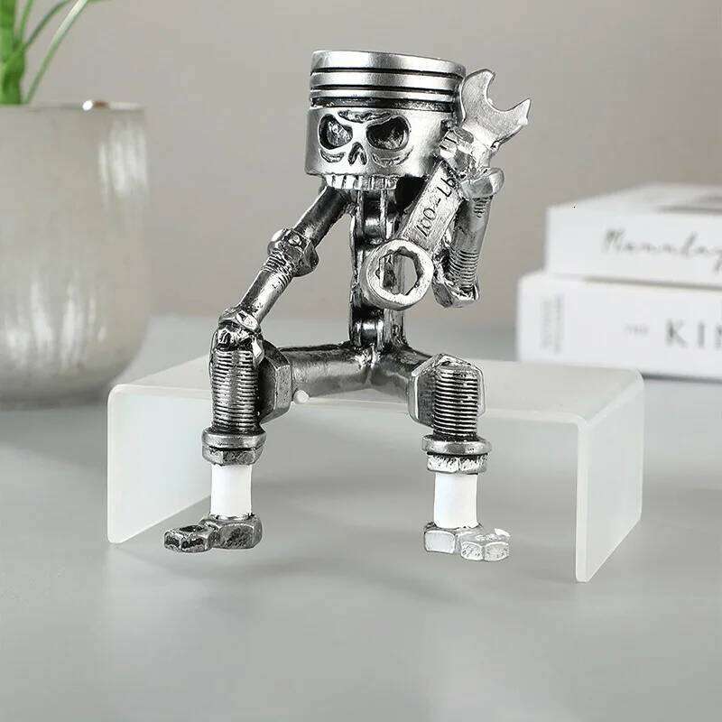 Modern Home Decor Figurines Sculptures - Unique Room Decoration Ornaments for Living Room, Garden & Office S260204