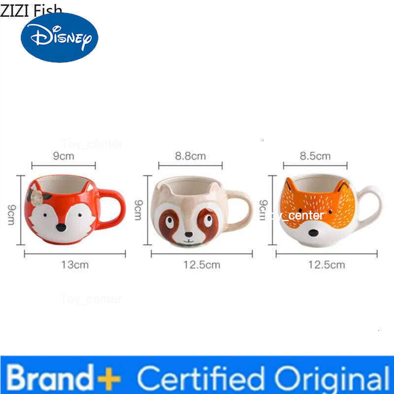 Disney Cartoon Animal Water Creative Ceramic Mug Office Afternoon Tea Coffee Cup Home Breakfast Drinking Set Holiday Gift H260205