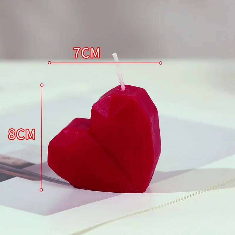 Valentine's Day, Wedding, Qixi Festival Gifts: Handmade Romantic Heart Scented Candles | Creative Souvenir S260204