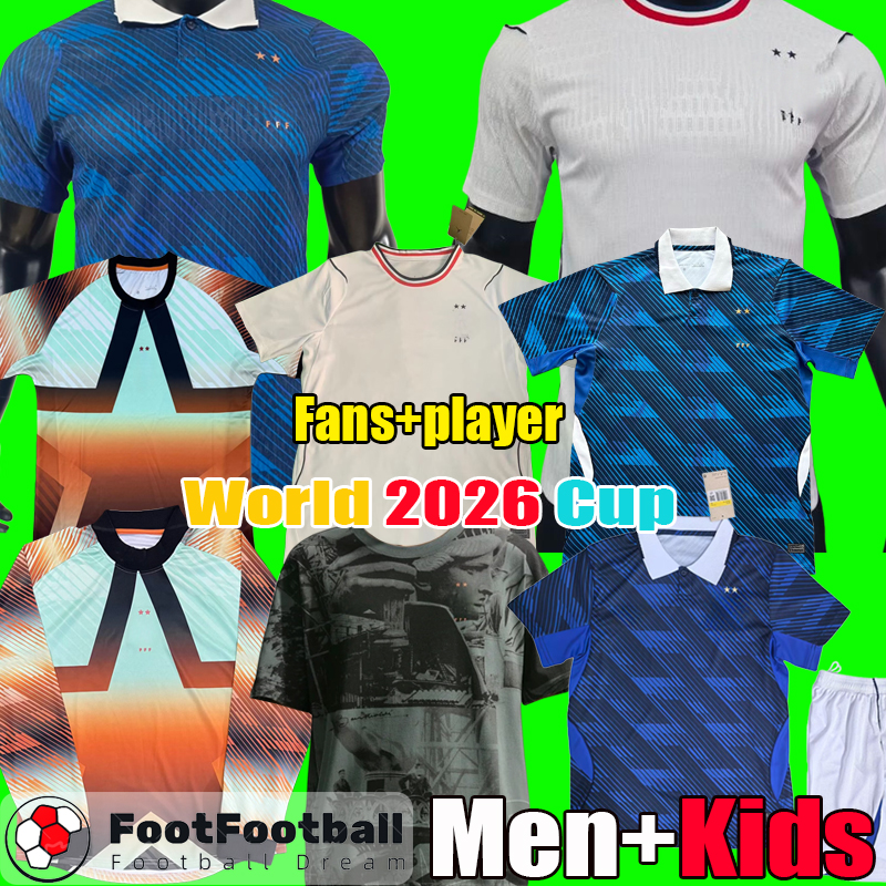S-4XL French 2026 26 27 GIROUD MBAPPE GRIEZMANN France football shirt Soccer Jerseys 2027 PAVARD KANTE Maillot De Foot Equipe Maillots Kids Kit Men Football Kit