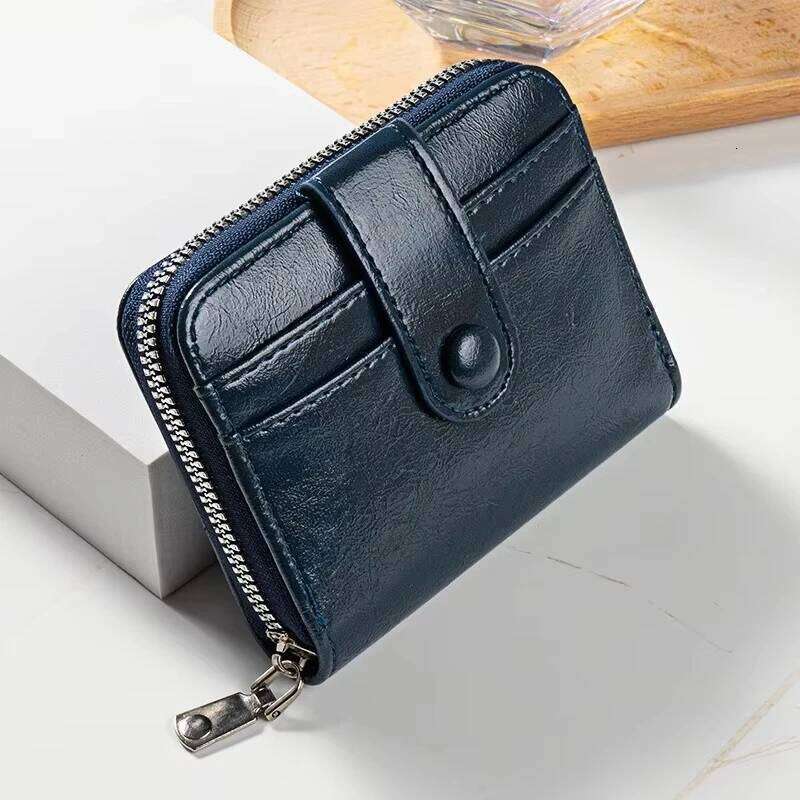 Coin Purse Zippered Zipper Wallet Fashion Card Holder For Travel Men Organization Z260205