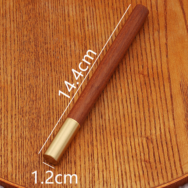 Bestseller Vintage Bamboo Pure Brass Metal Barrel Neutral Business Signature Pen Student Personalized Stationery Engravable ddmySat