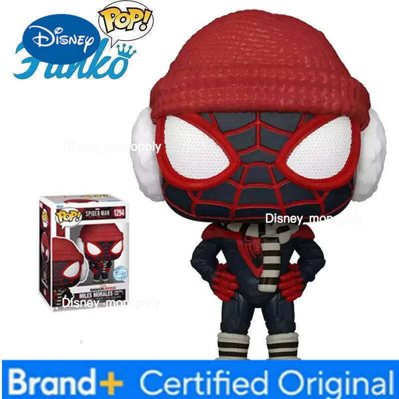 Disney Funko Pop Original Marvel Spider-Man DEADPOOLTOURIST Anime Figure Statue Model Toys Collectibles Gifts for Child Festival H260205